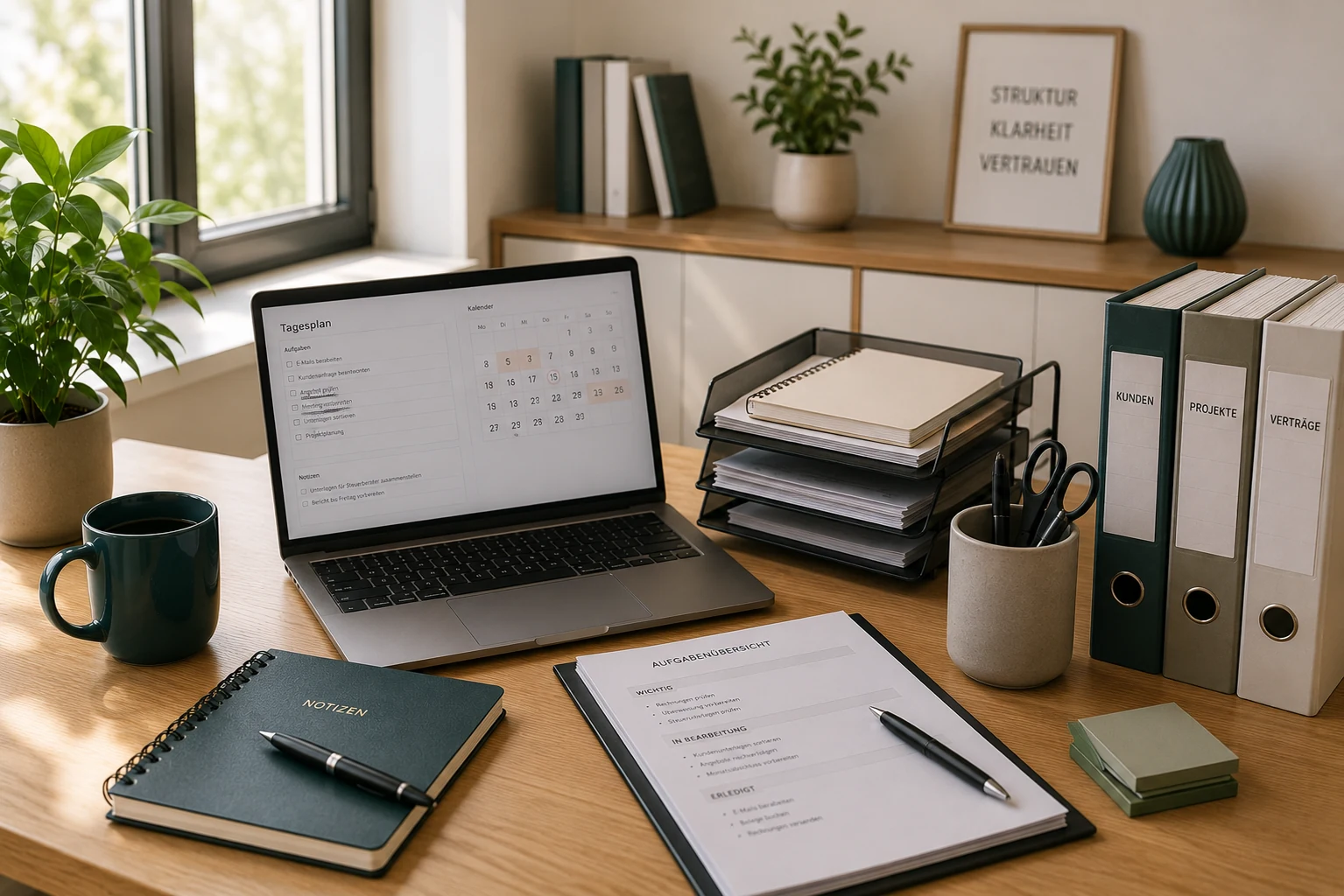 Organisiertes Office Management